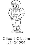 Football Player Clipart #1454004 by visekart