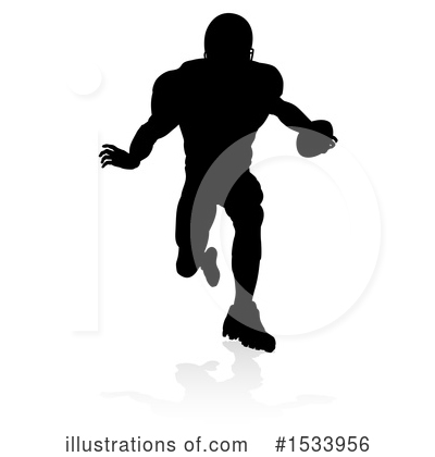 Royalty-Free (RF) Football Player Clipart Illustration by AtStockIllustration - Stock Sample #1533956