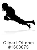 Football Player Clipart #1603873 by AtStockIllustration