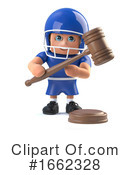 Football Player Clipart #1662328 by Steve Young