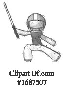 Football Player Clipart #1687507 by Leo Blanchette
