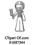 Football Player Clipart #1687544 by Leo Blanchette