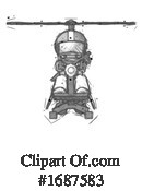 Football Player Clipart #1687583 by Leo Blanchette