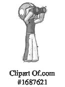 Football Player Clipart #1687621 by Leo Blanchette