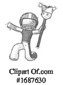 Football Player Clipart #1687630 by Leo Blanchette