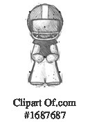 Football Player Clipart #1687687 by Leo Blanchette