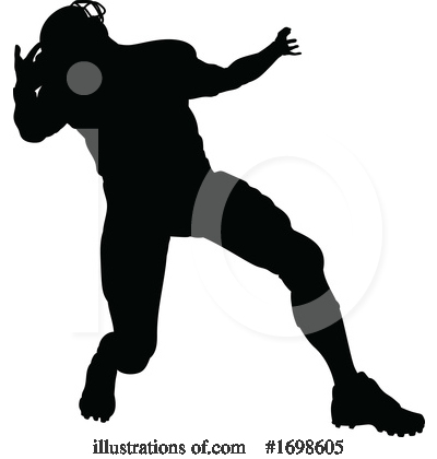 Royalty-Free (RF) Football Player Clipart Illustration by AtStockIllustration - Stock Sample #1698605
