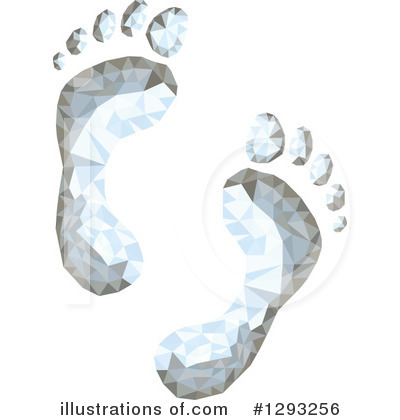 Royalty-Free (RF) Footprint Clipart Illustration by patrimonio - Stock Sample #1293256