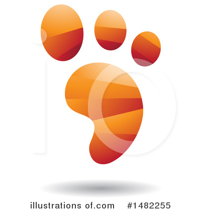 Footprint Clipart #1482255 by cidepix