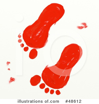 Royalty-Free (RF) Footprint Clipart Illustration by Prawny - Stock Sample #48612
