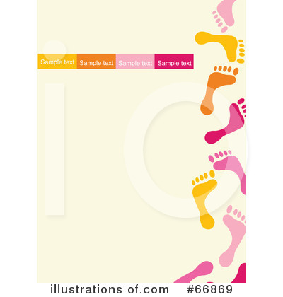 Royalty-Free (RF) Footprint Clipart Illustration by Pushkin - Stock Sample #66869