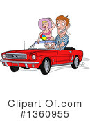 Ford Mustang Clipart #1360955 by LaffToon