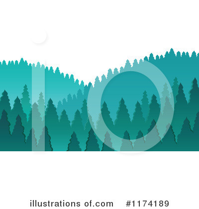 Royalty-Free (RF) Forest Clipart Illustration by visekart - Stock Sample #1174189