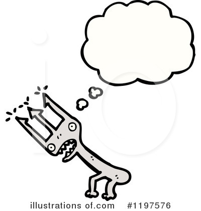 Royalty-Free (RF) Fork Clipart Illustration by lineartestpilot - Stock Sample #1197576