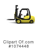 Forklift Clipart #1074448 by KJ Pargeter