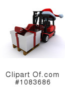 Forklift Clipart #1083686 by KJ Pargeter