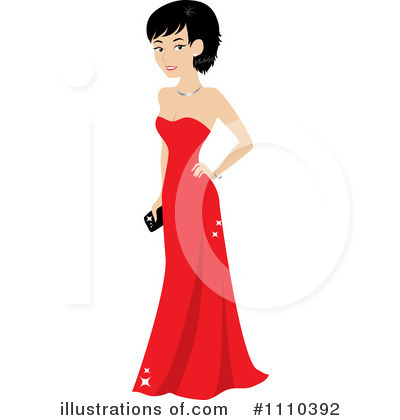 Prom Dress Clipart #1110392 by Rosie Piter