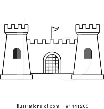 Fortress Clipart #1441205 by Lal Perera