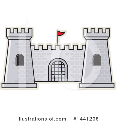 Royalty-Free (RF) Fortress Clipart Illustration by Lal Perera - Stock Sample #1441206