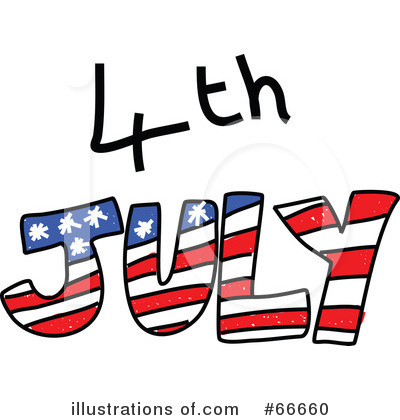 Royalty-Free (RF) Fourth Of July Clipart Illustration by Prawny - Stock Sample #66660