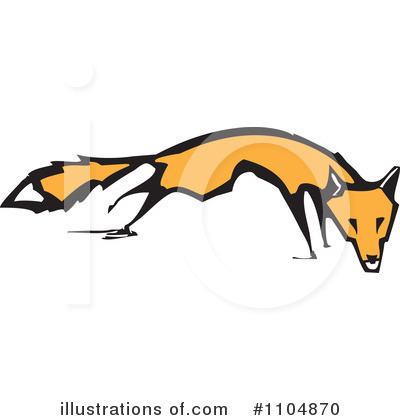 Royalty-Free (RF) Fox Clipart Illustration by xunantunich - Stock Sample #1104870