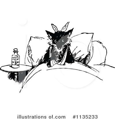Royalty-Free (RF) Fox Clipart Illustration by Prawny Vintage - Stock Sample #1135233