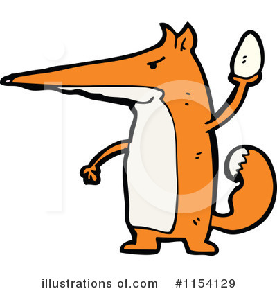 Royalty-Free (RF) Fox Clipart Illustration by lineartestpilot - Stock Sample #1154129
