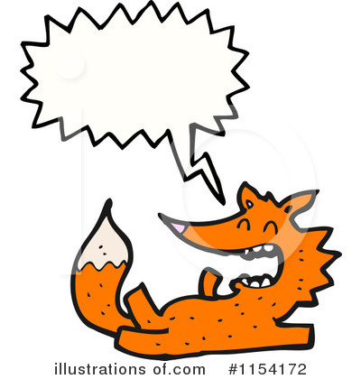 Royalty-Free (RF) Fox Clipart Illustration by lineartestpilot - Stock Sample #1154172