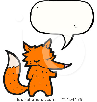 Royalty-Free (RF) Fox Clipart Illustration by lineartestpilot - Stock Sample #1154178