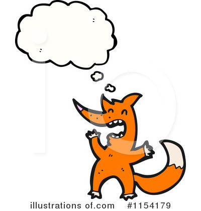 Royalty-Free (RF) Fox Clipart Illustration by lineartestpilot - Stock Sample #1154179