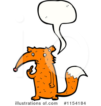 Royalty-Free (RF) Fox Clipart Illustration by lineartestpilot - Stock Sample #1154184