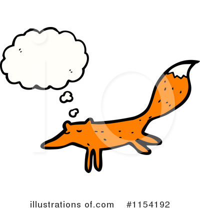 Royalty-Free (RF) Fox Clipart Illustration by lineartestpilot - Stock Sample #1154192