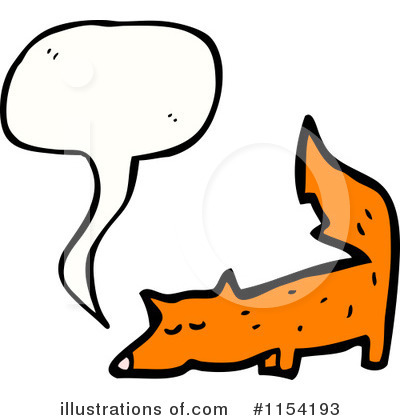 Royalty-Free (RF) Fox Clipart Illustration by lineartestpilot - Stock Sample #1154193