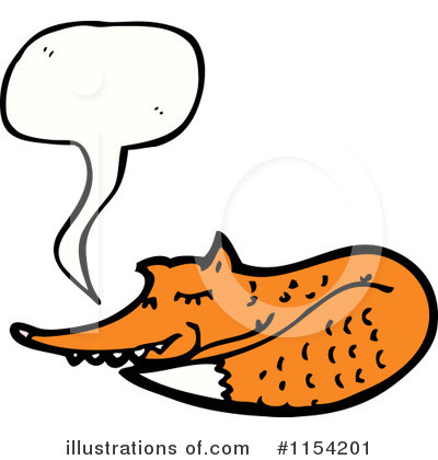 Royalty-Free (RF) Fox Clipart Illustration by lineartestpilot - Stock Sample #1154201