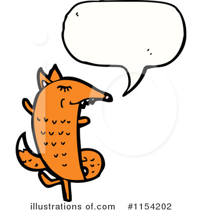 Royalty-Free (RF) Fox Clipart Illustration by lineartestpilot - Stock Sample #1154202