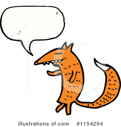 Royalty-Free (RF) Fox Clipart Illustration by lineartestpilot - Stock Sample #1154204