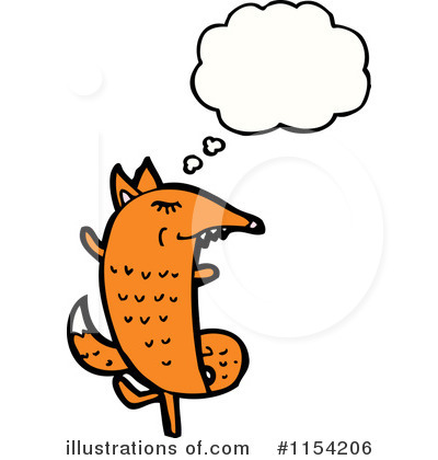 Royalty-Free (RF) Fox Clipart Illustration by lineartestpilot - Stock Sample #1154206