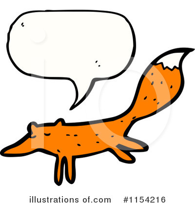 Royalty-Free (RF) Fox Clipart Illustration by lineartestpilot - Stock Sample #1154216
