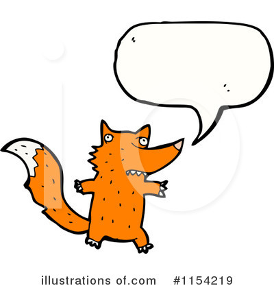 Royalty-Free (RF) Fox Clipart Illustration by lineartestpilot - Stock Sample #1154219