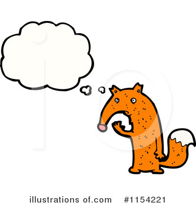 Royalty-Free (RF) Fox Clipart Illustration by lineartestpilot - Stock Sample #1154221
