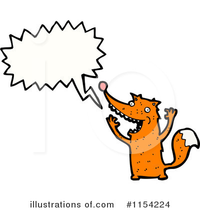 Royalty-Free (RF) Fox Clipart Illustration by lineartestpilot - Stock Sample #1154224