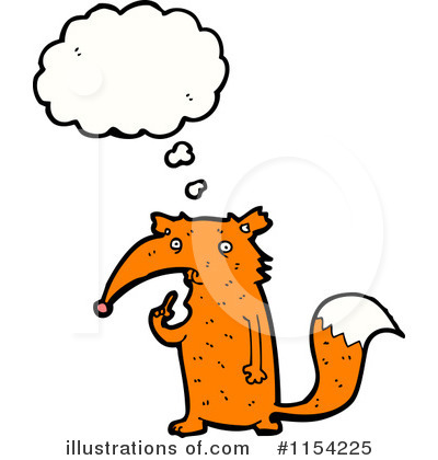 Royalty-Free (RF) Fox Clipart Illustration by lineartestpilot - Stock Sample #1154225