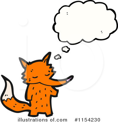 Royalty-Free (RF) Fox Clipart Illustration by lineartestpilot - Stock Sample #1154230