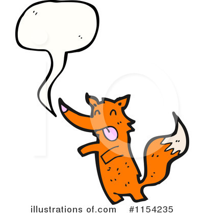 Royalty-Free (RF) Fox Clipart Illustration by lineartestpilot - Stock Sample #1154235