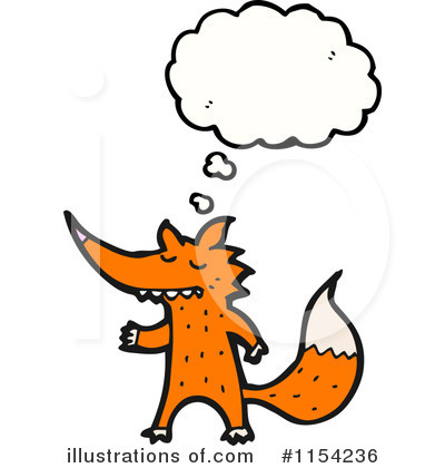 Royalty-Free (RF) Fox Clipart Illustration by lineartestpilot - Stock Sample #1154236