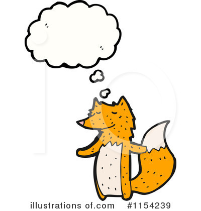 Royalty-Free (RF) Fox Clipart Illustration by lineartestpilot - Stock Sample #1154239