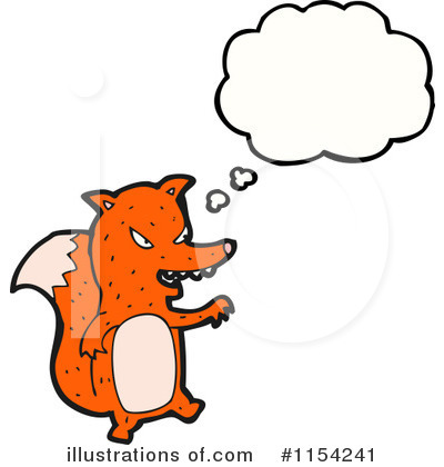 Royalty-Free (RF) Fox Clipart Illustration by lineartestpilot - Stock Sample #1154241