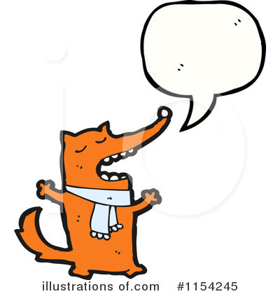 Royalty-Free (RF) Fox Clipart Illustration by lineartestpilot - Stock Sample #1154245