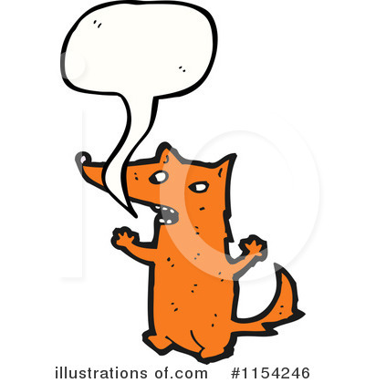 Royalty-Free (RF) Fox Clipart Illustration by lineartestpilot - Stock Sample #1154246