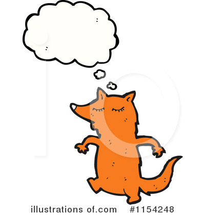Royalty-Free (RF) Fox Clipart Illustration by lineartestpilot - Stock Sample #1154248